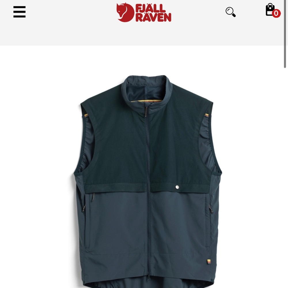 NWT Fjallraven Adventure Vest Navy
